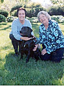 Cynthia with Bev and Barbara on 